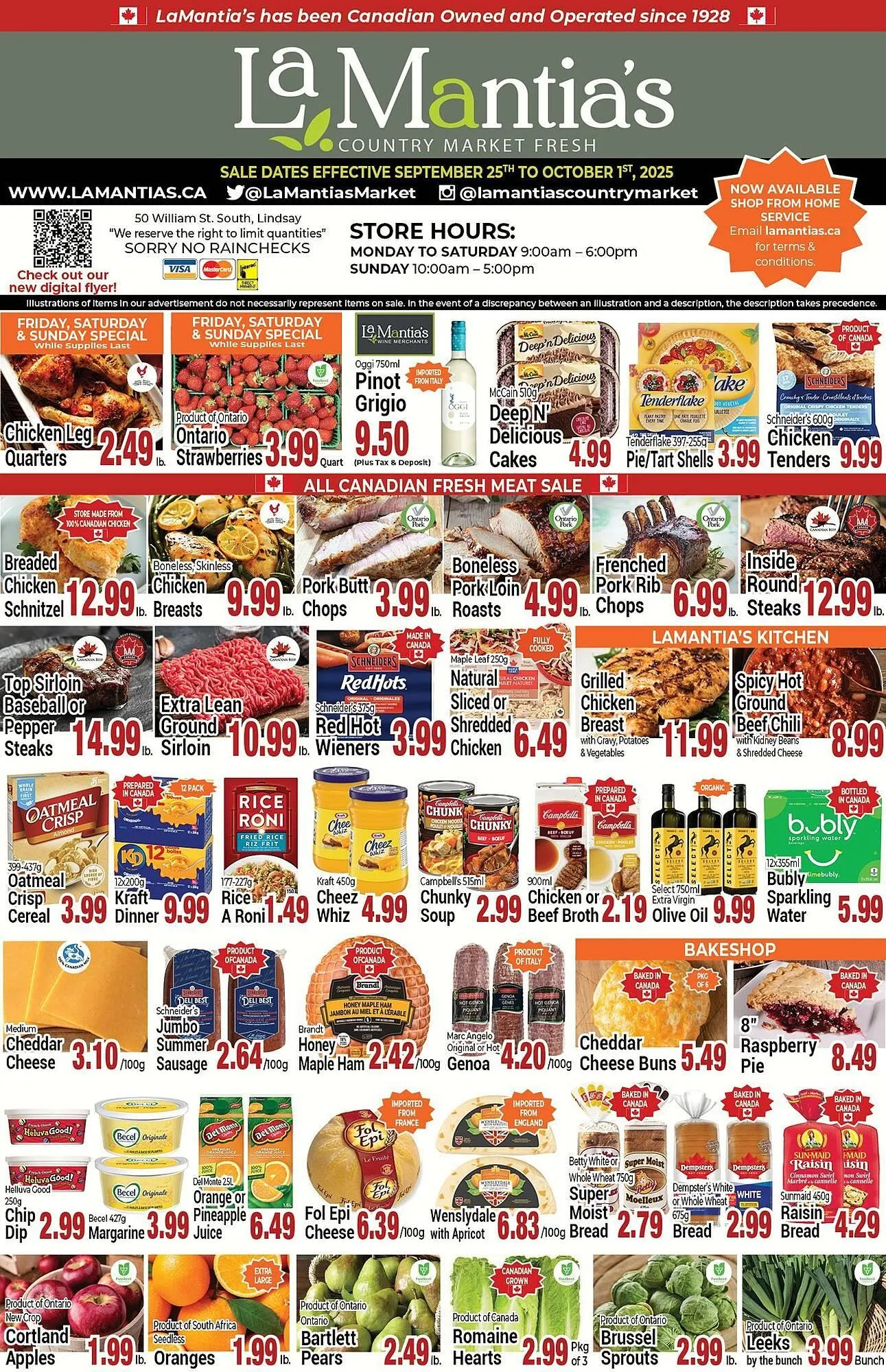 Lamantia's flyer from September 24 to September 30 2025 - flyer page 1