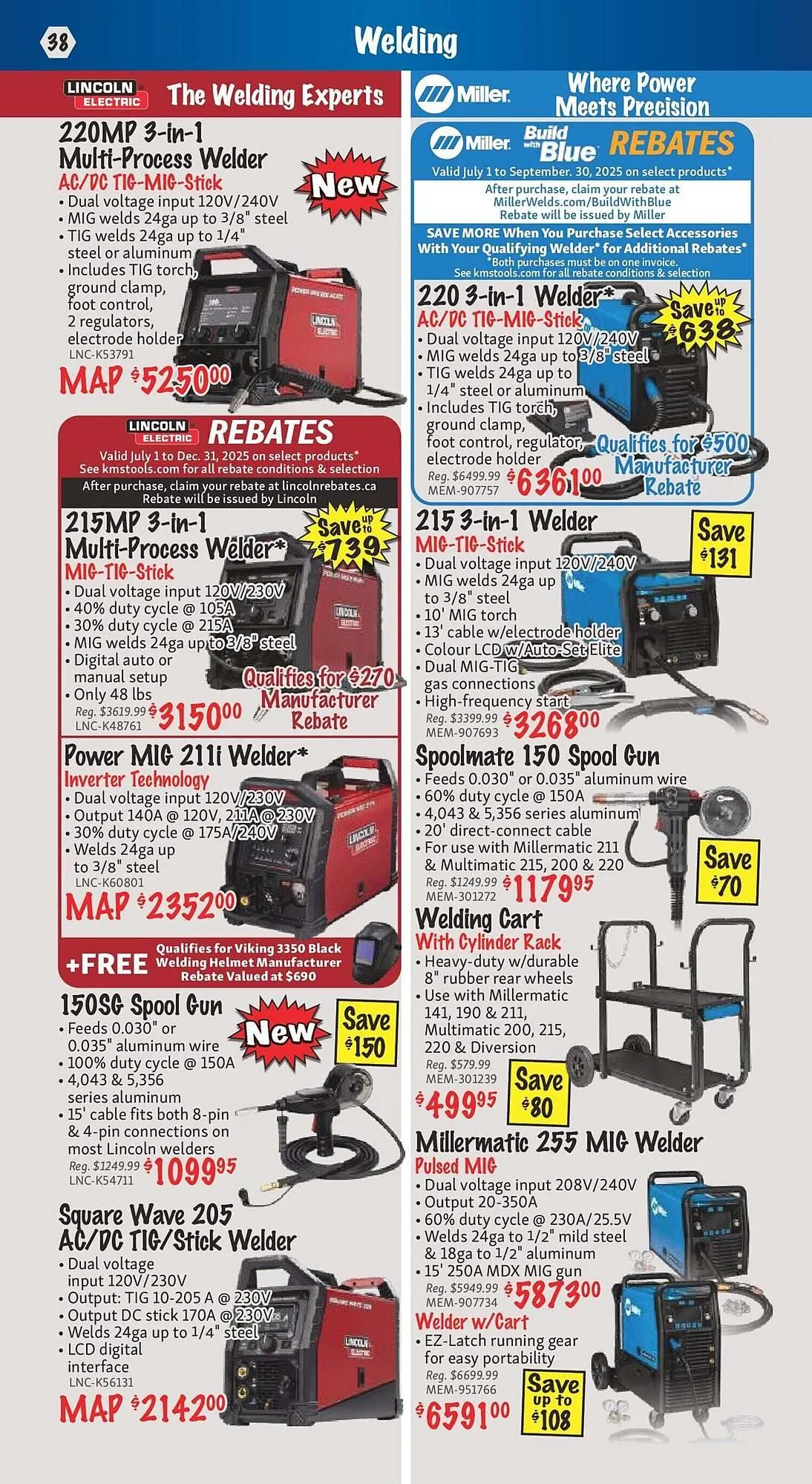 KMS Tools flyer from September 1 to September 15 2025 - flyer page 38