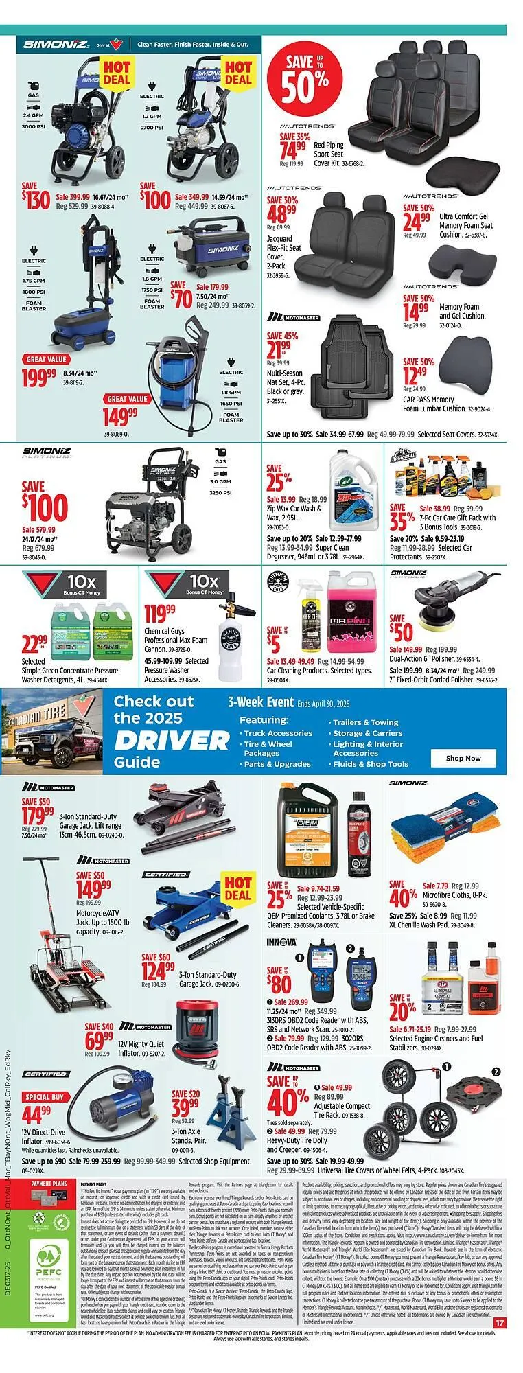 Canadian Tire flyer from April 16 to April 22 2025 - flyer page 17