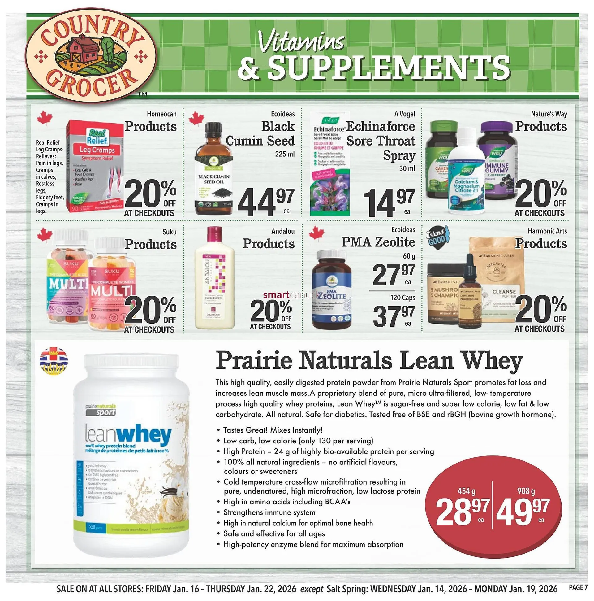 Country Grocer flyer from January 16 to January 22 2026 - flyer page 7