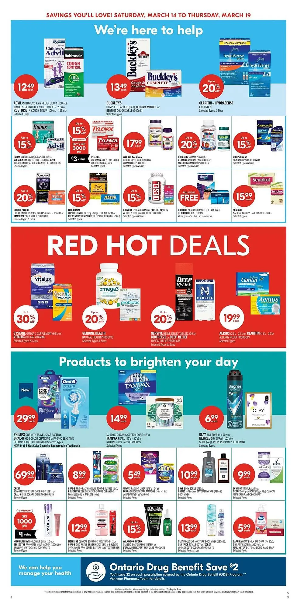 Shoppers Drug Mart flyer from March 14 to March 19 2026 - flyer page 6