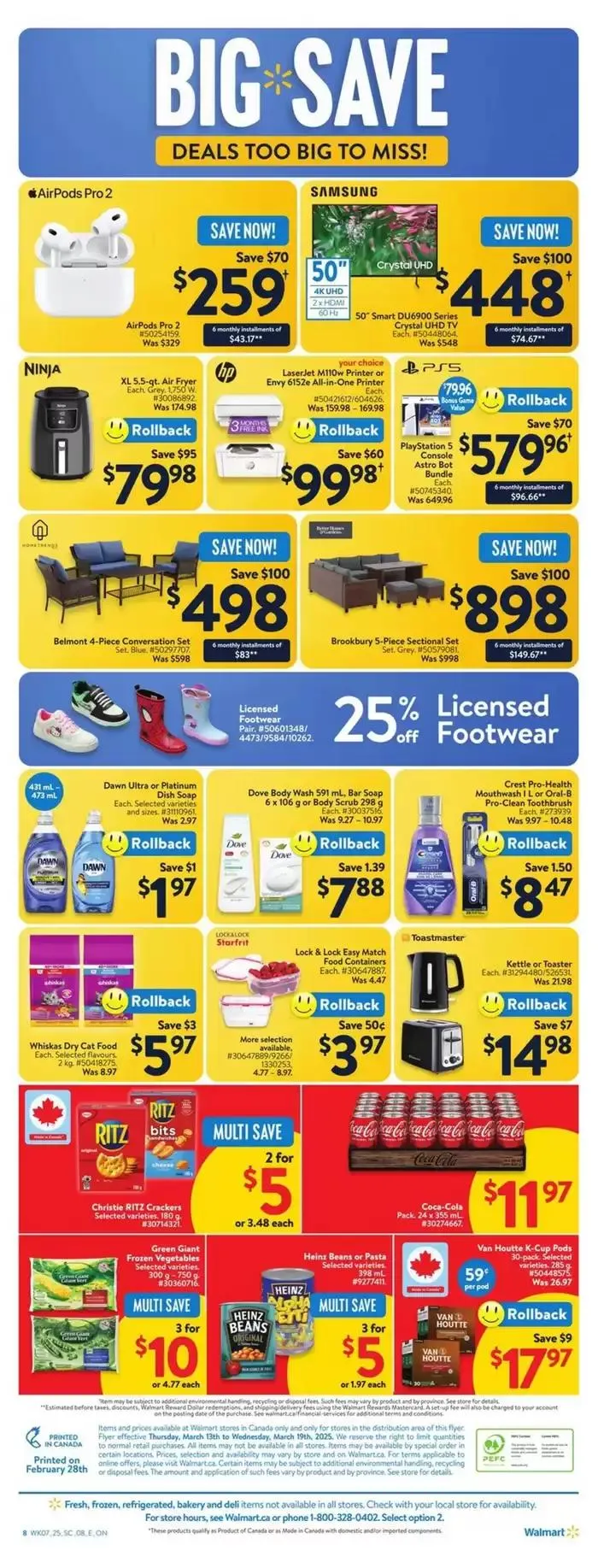 Walmart flyer from March 13 to March 19 2025 - flyer page 2