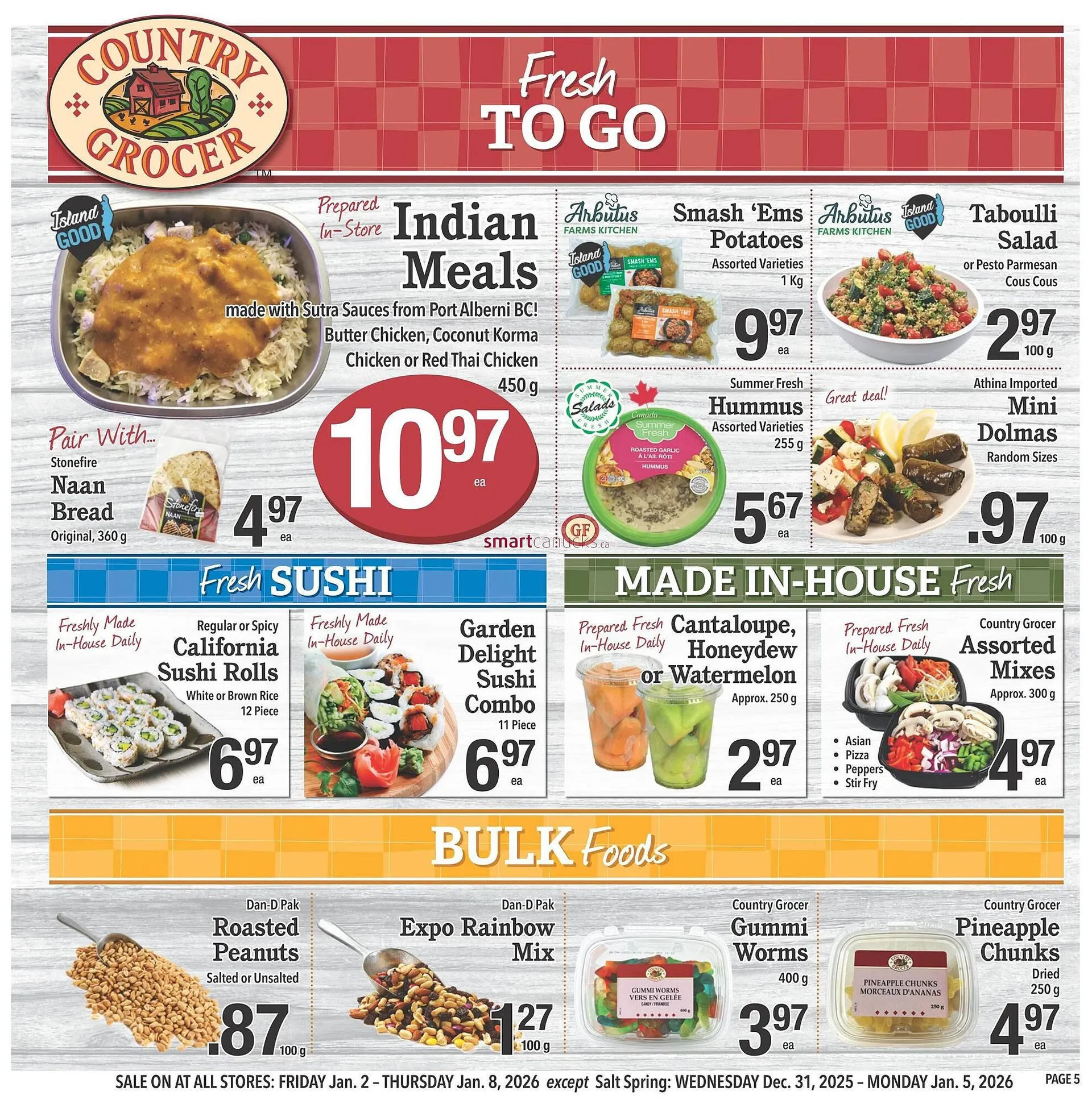 Country Grocer flyer from January 2 to January 8 2026 - flyer page 5