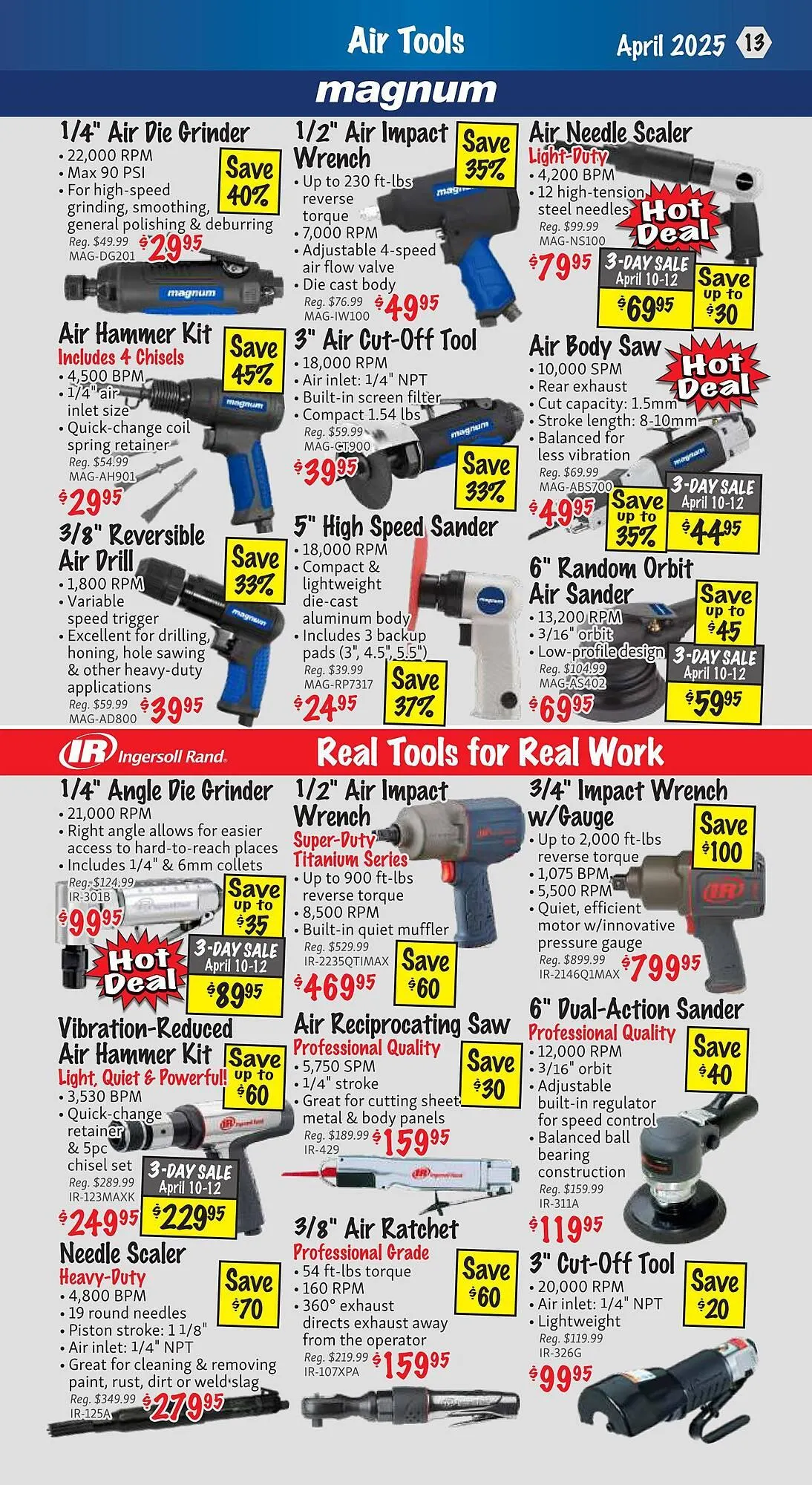 KMS Tools flyer from April 1 to April 30 2025 - flyer page 13