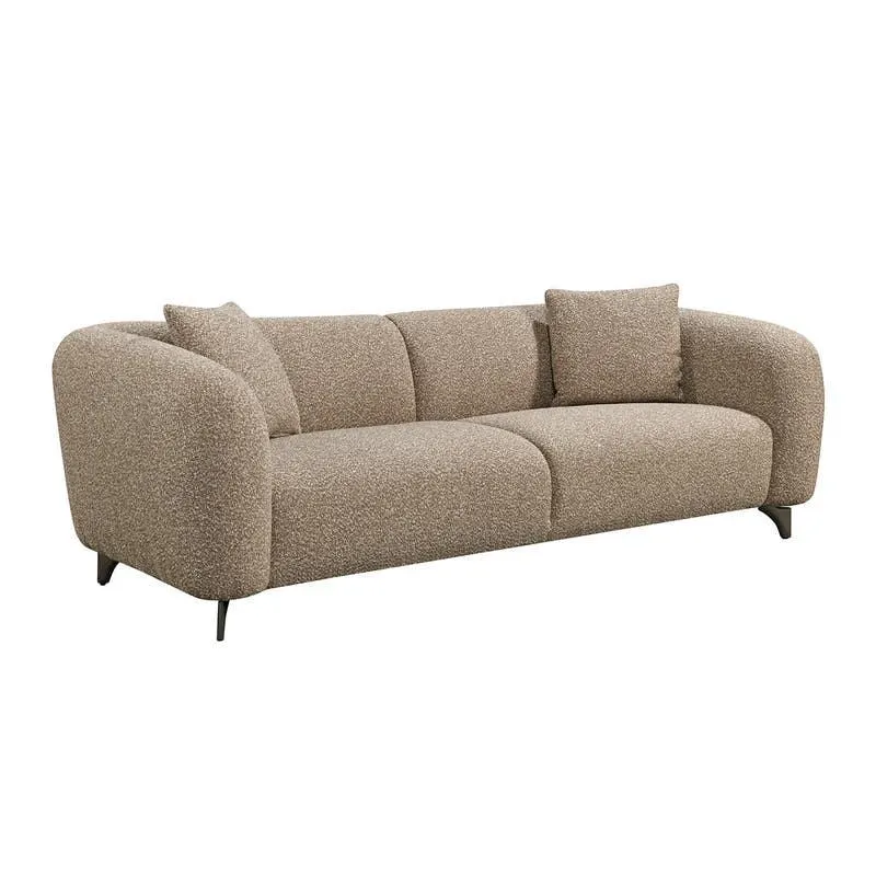 Sofa en tissu - brun
