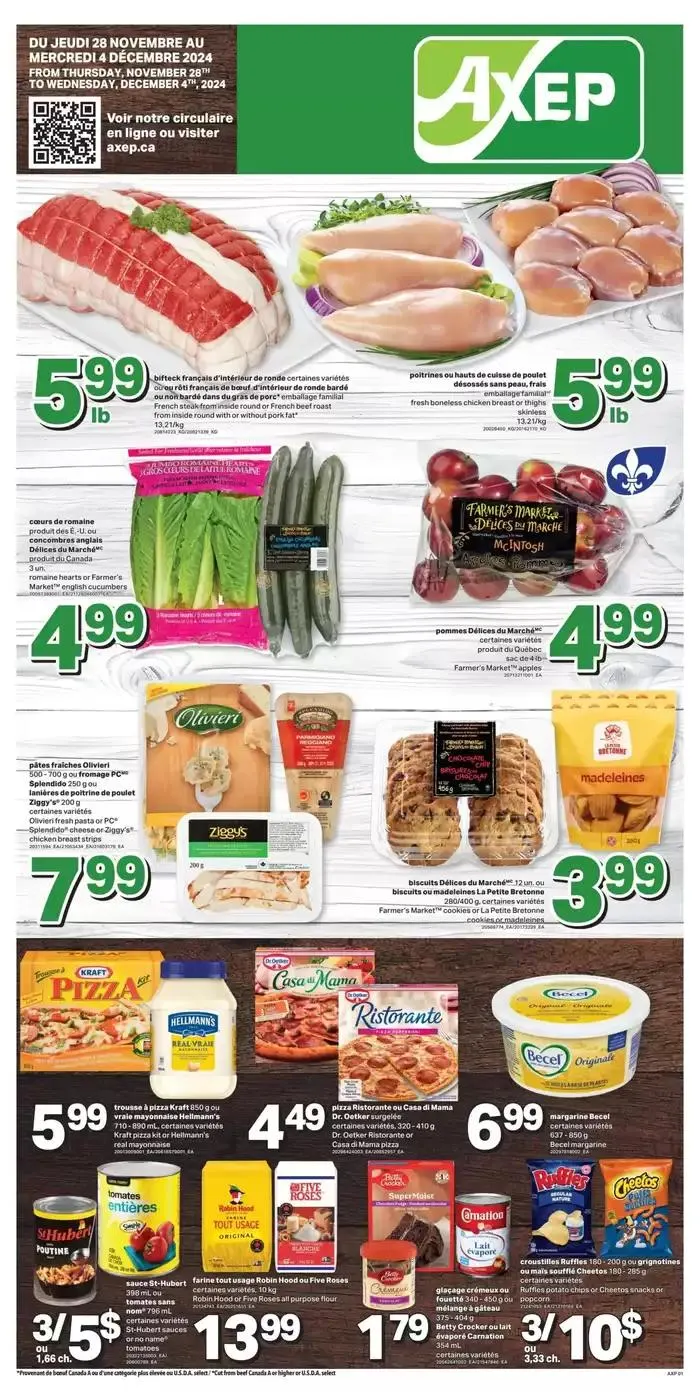 Axep Weekly ad from November 28 to December 4 2024 - flyer page 1