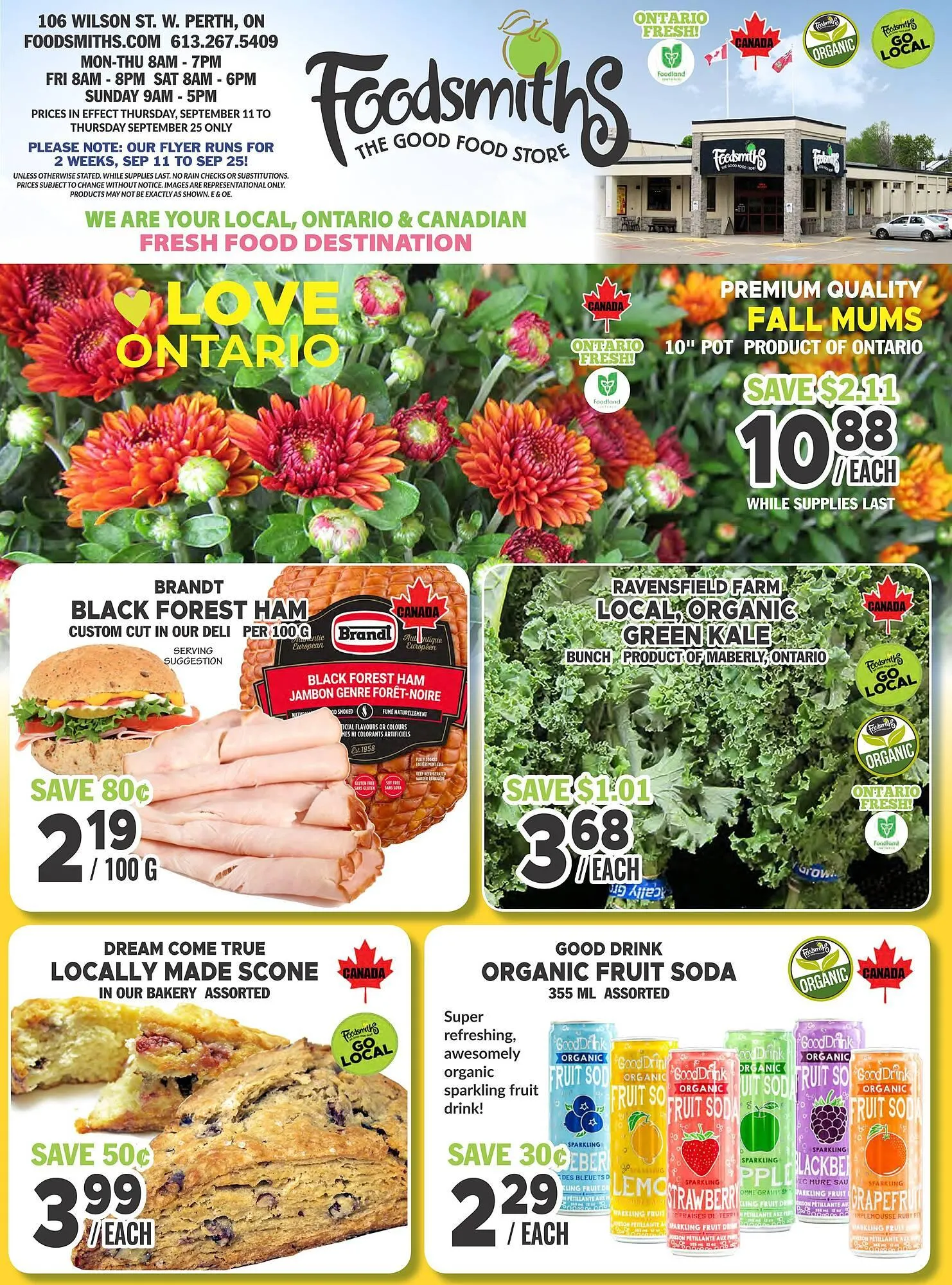 Foodsmiths flyer from September 11 to September 17 2025 - flyer page 1