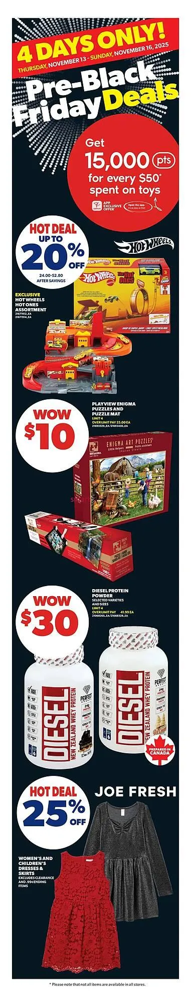 Real Canadian Superstore flyer from November 13 to December 10 2025 - flyer page 4