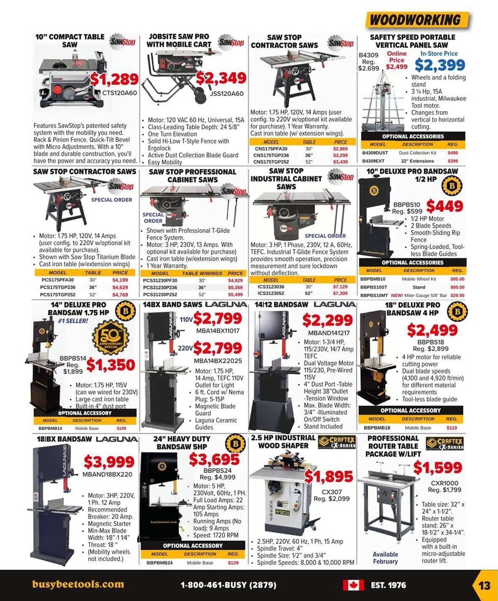 Busy Bee Tools flyer from January 19 to March 28 2026 - flyer page 13