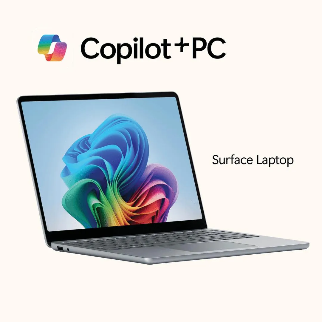 Microsoft Surface Laptop Copilot+ PC 13" Snapdragon X Plus 8 Core 16GB 512GB -Ocean