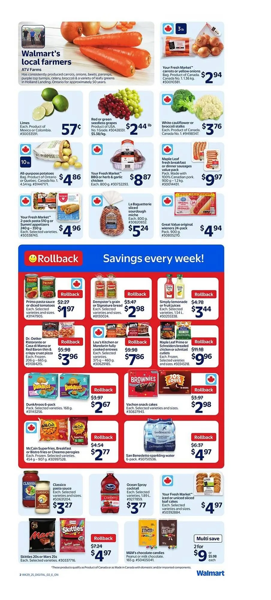 Walmart flyer from August 14 to August 20 2025 - flyer page 3