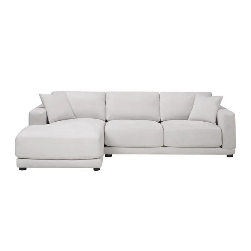 Sectionnel moelleux avec chaise longue à gauche