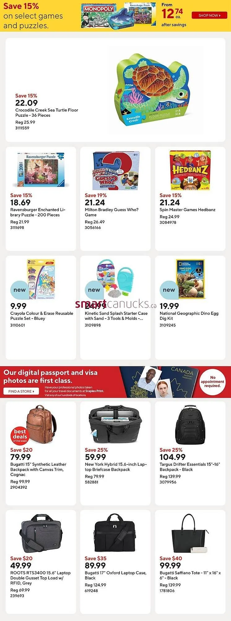 Staples flyer from March 26 to April 1 2025 - flyer page 15