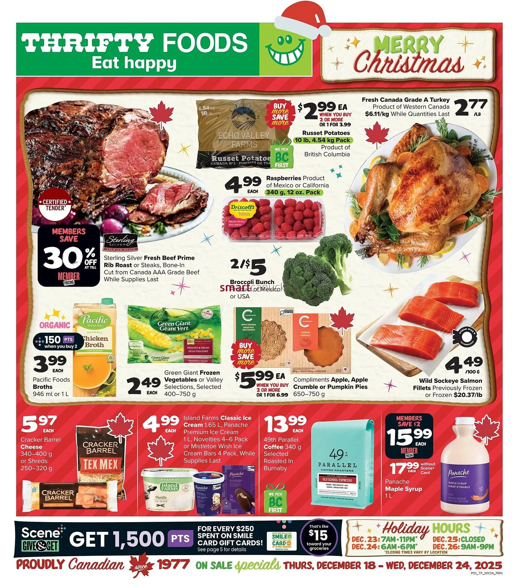 Thrifty Foods flyer from December 18 to December 24 2025 - flyer page 1
