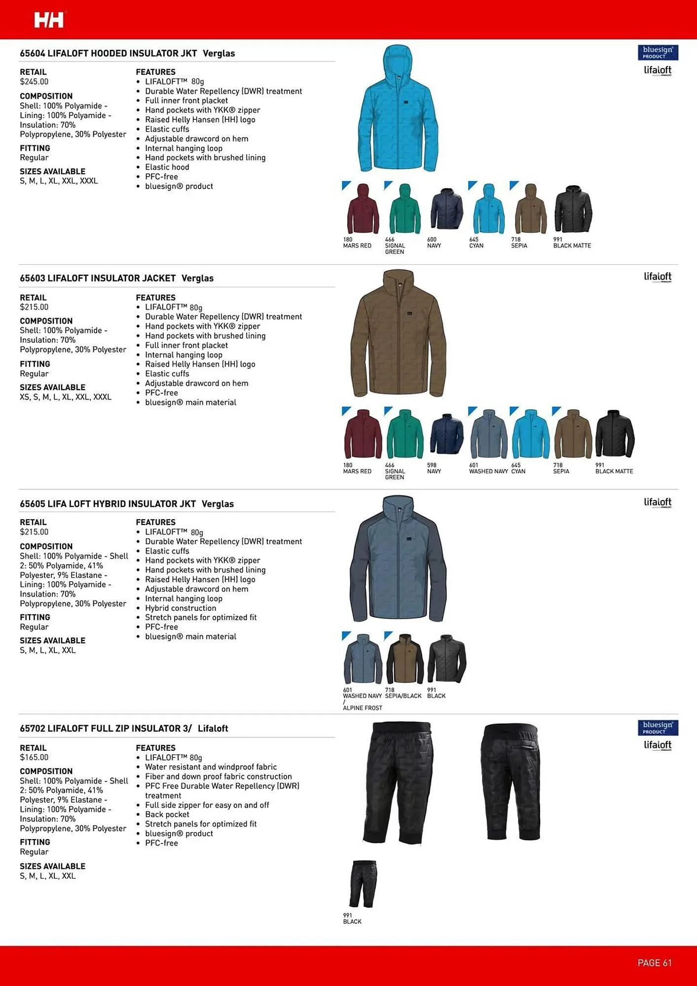 Helly Hansen flyer from September 11 to February 28 2026 - flyer page 61