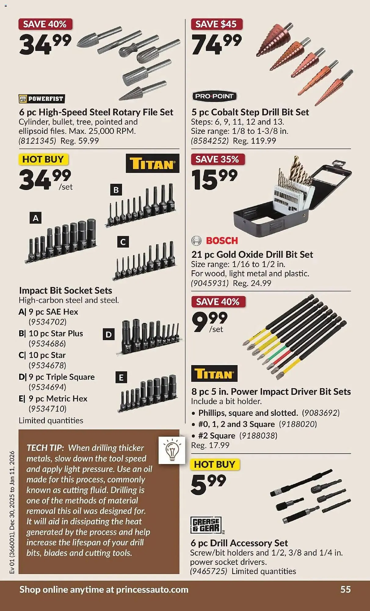 Princess Auto flyer from December 30 to January 11 2026 - flyer page 60