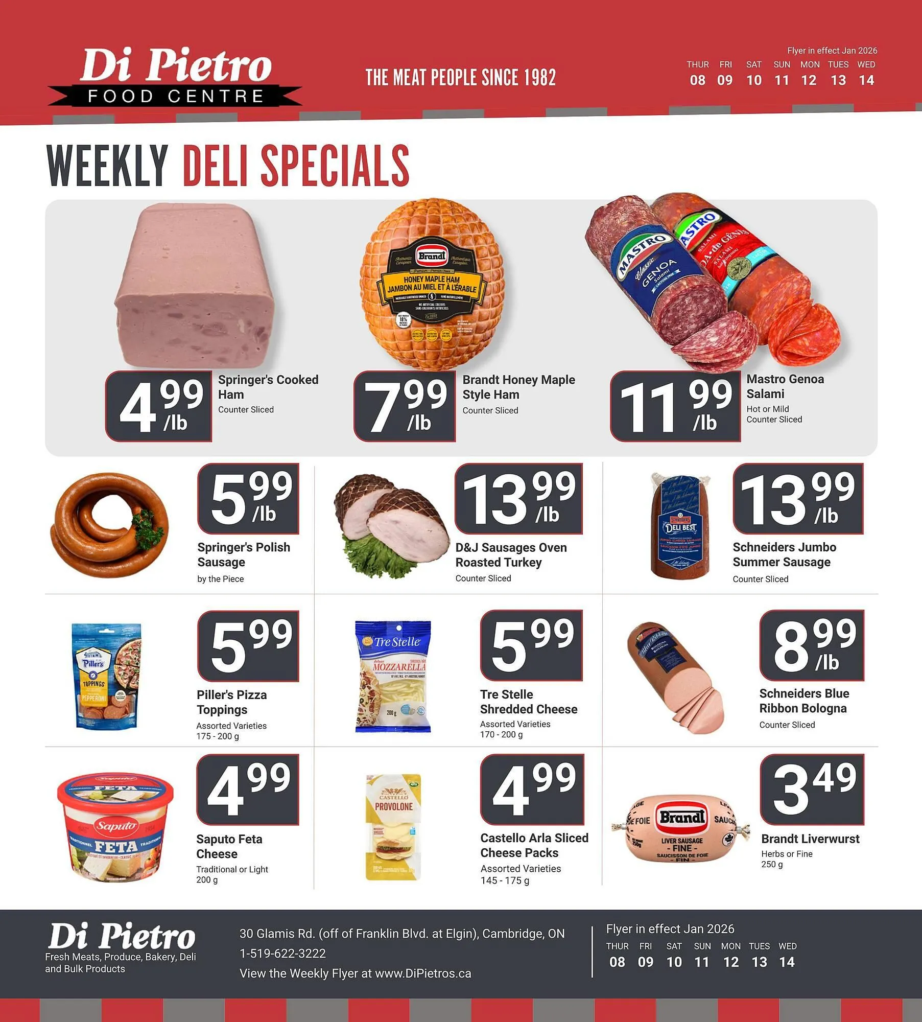 Di Pietro flyer from January 8 to January 14 2026 - flyer page 10