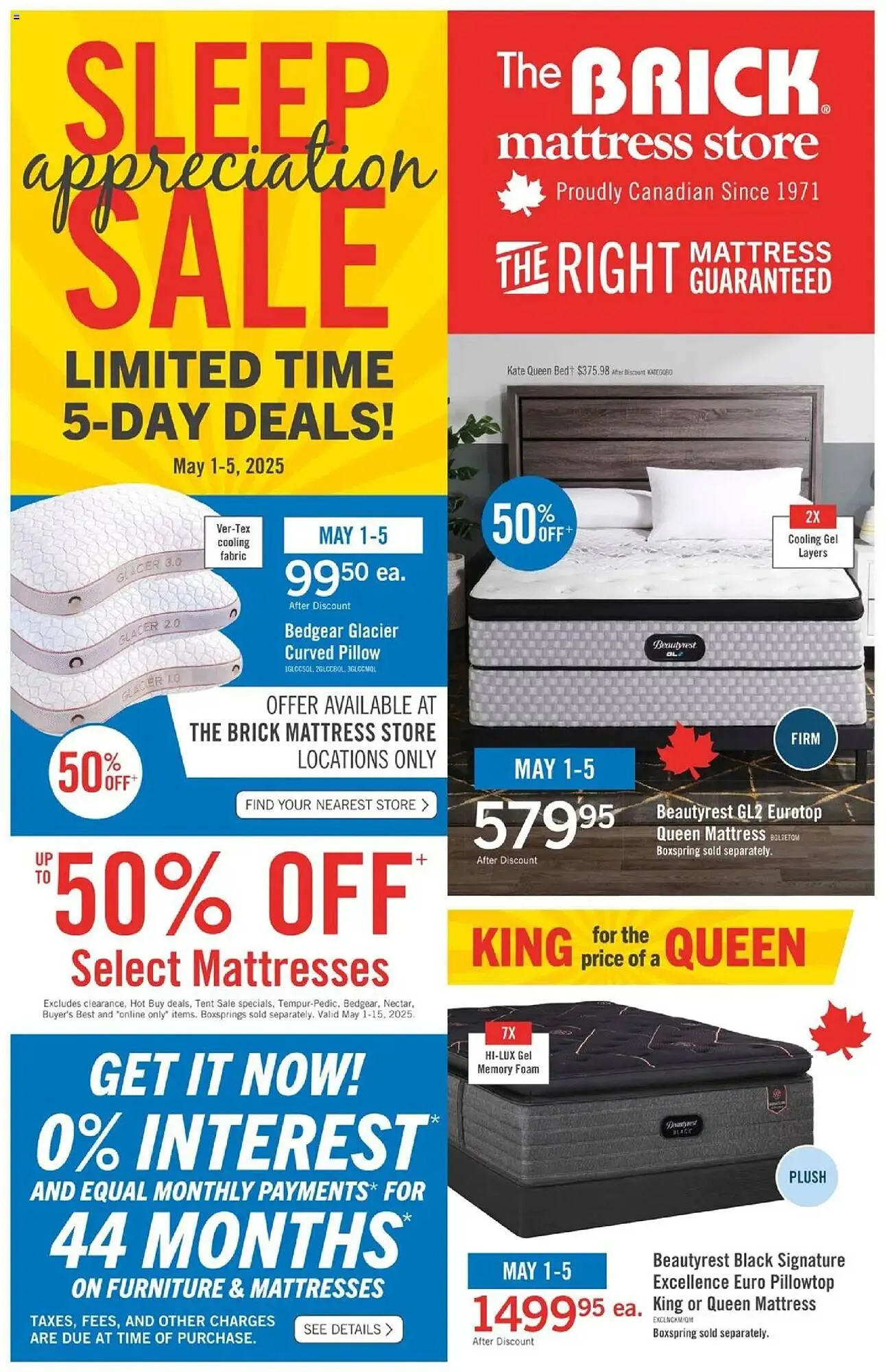 The Brick flyer from May 1 to May 15 2025 - flyer page 1