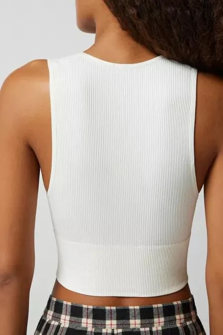 Out From Under Hailey Seamless Plunge Bra Top