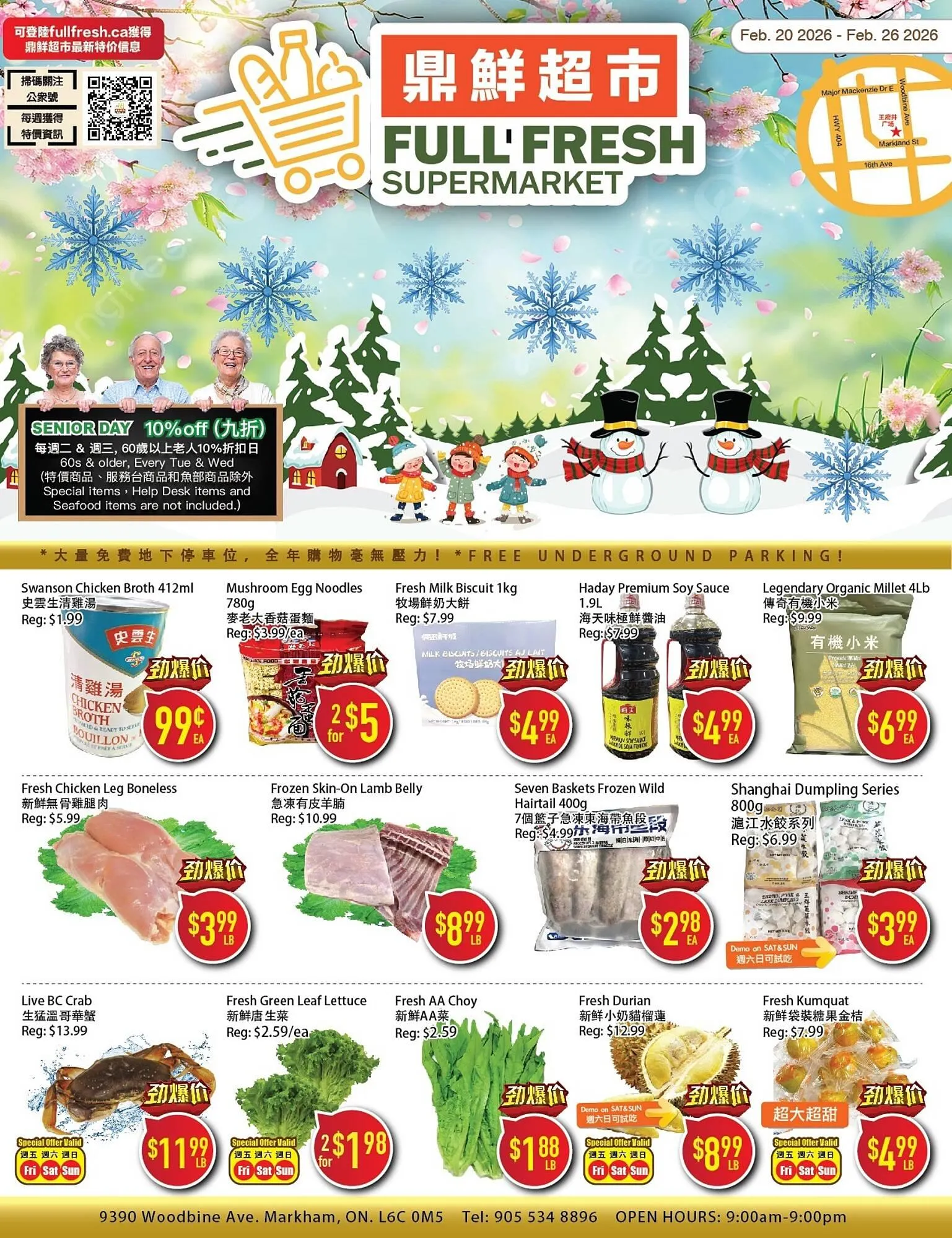 Full Fresh Supermarket flyer from February 20 to February 26 2026 - flyer page 1
