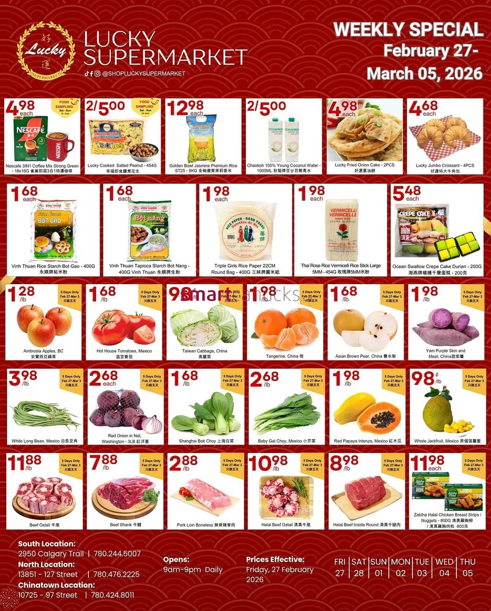 Lucky Supermarket flyer from February 27 to March 5 2026 - flyer page 1