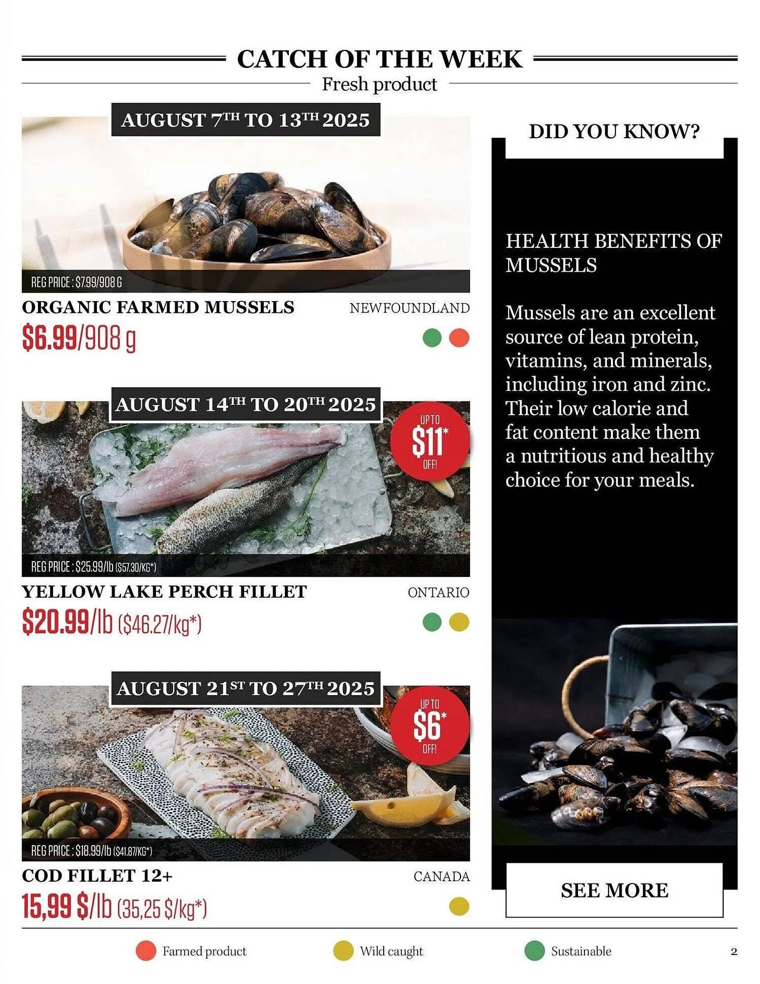 Odessa Poissonnier flyer from August 8 to August 15 2025 - flyer page 2