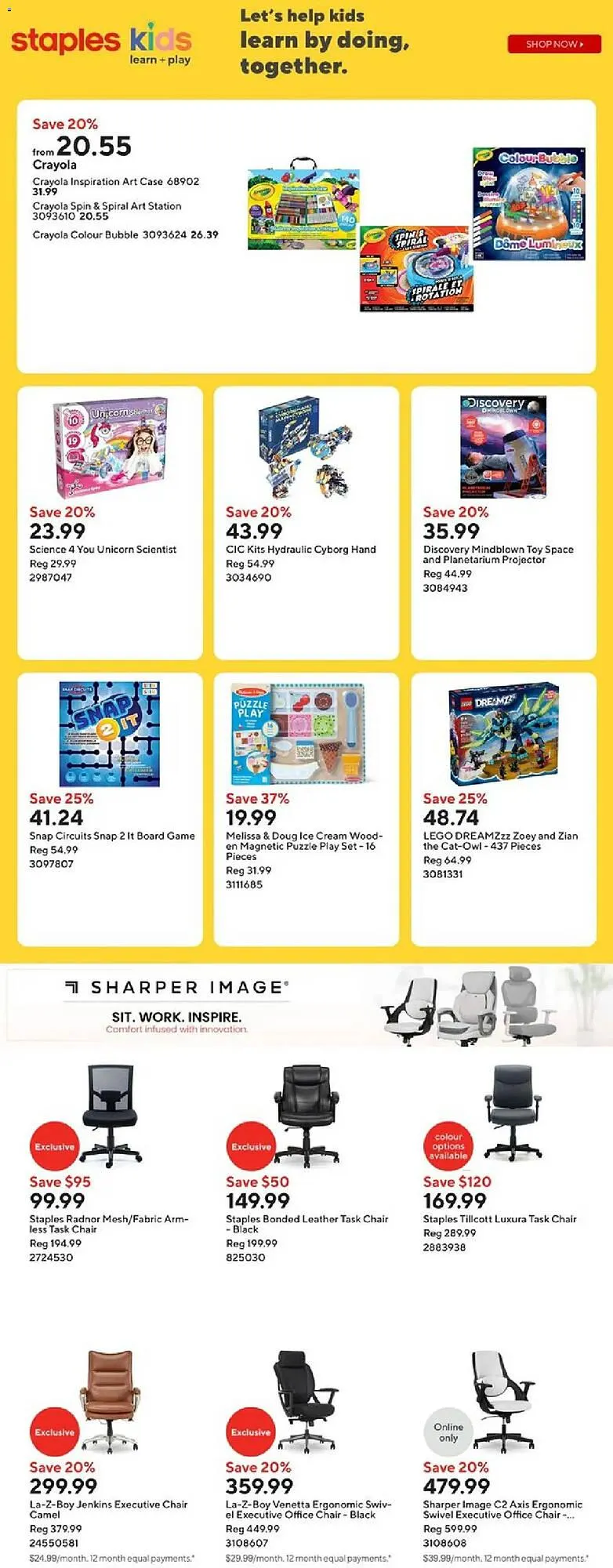 Staples flyer from October 24 to October 31 2025 - flyer page 13