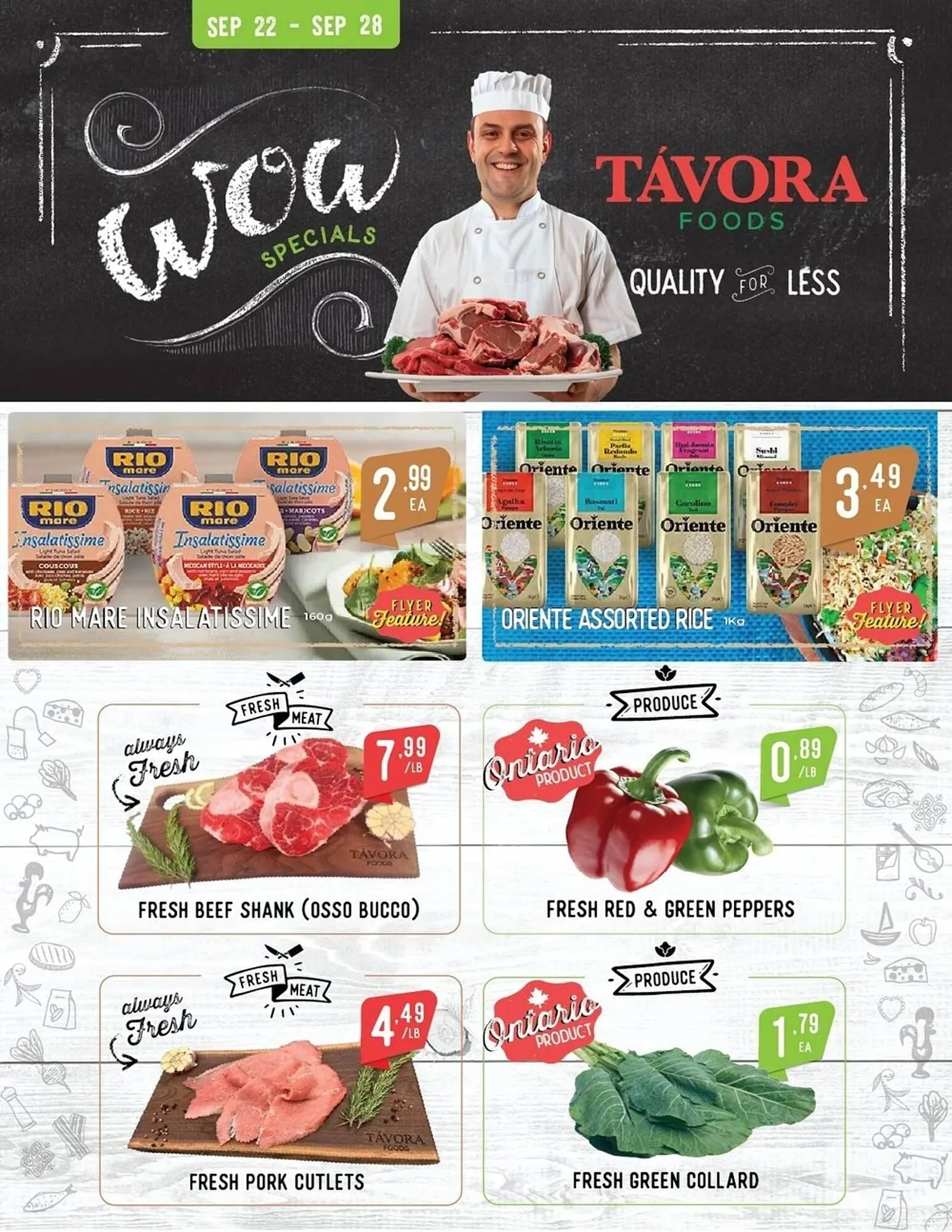 Tavora Foods flyer from September 23 to September 27 2025 - flyer page 1