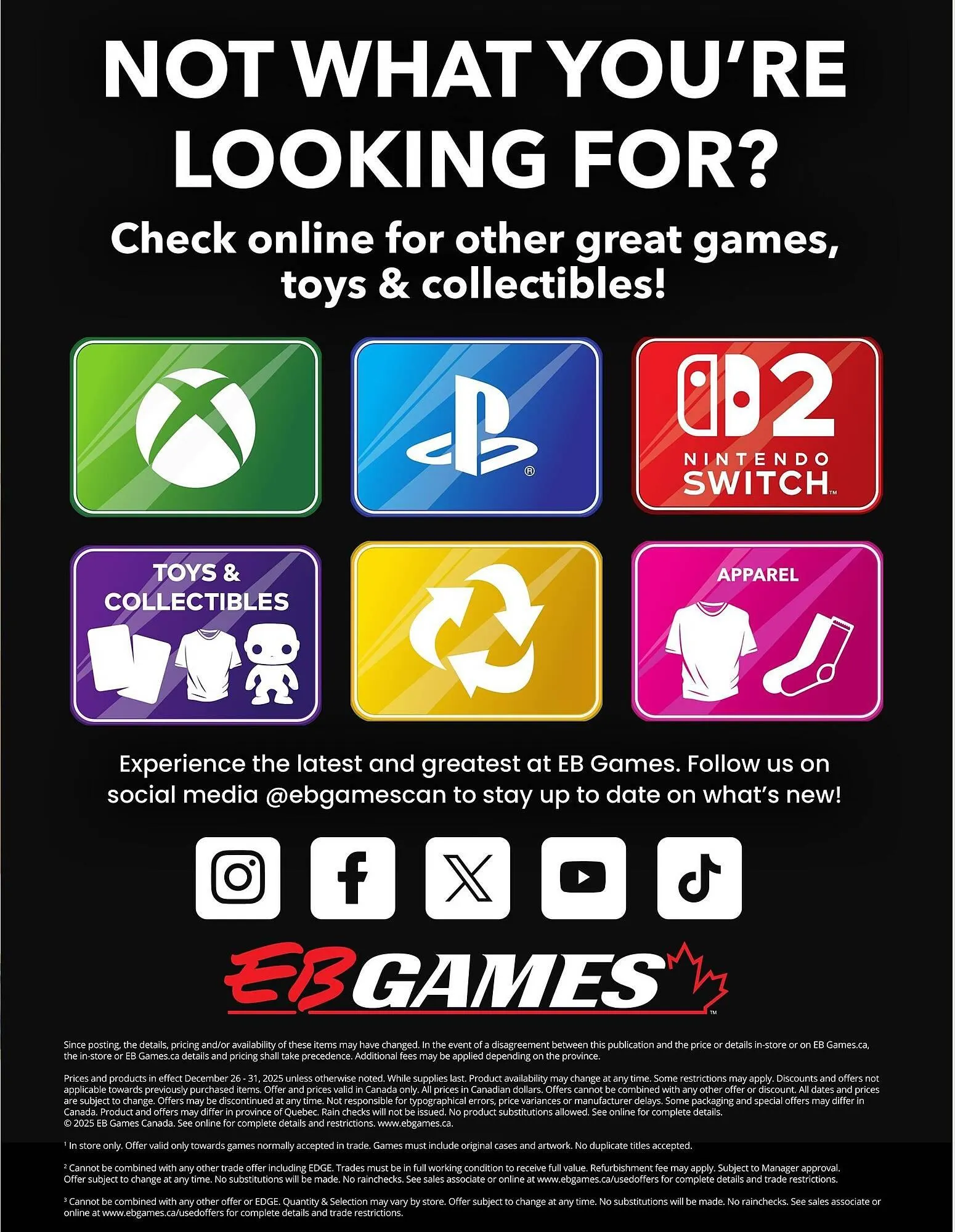 EB Games flyer from December 26 to December 31 2025 - flyer page 12