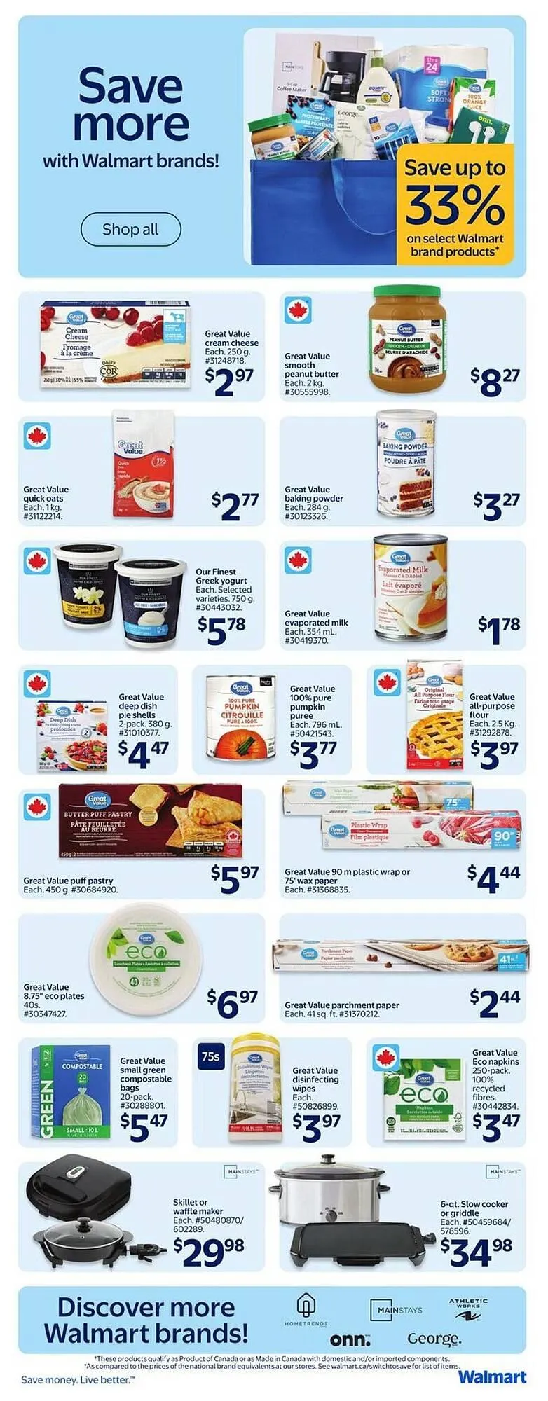 Walmart flyer from October 1 to October 8 2025 - flyer page 9