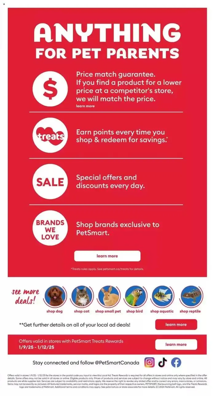 Petsmart weekly flyer from January 9 to January 12 2025 - flyer page 2