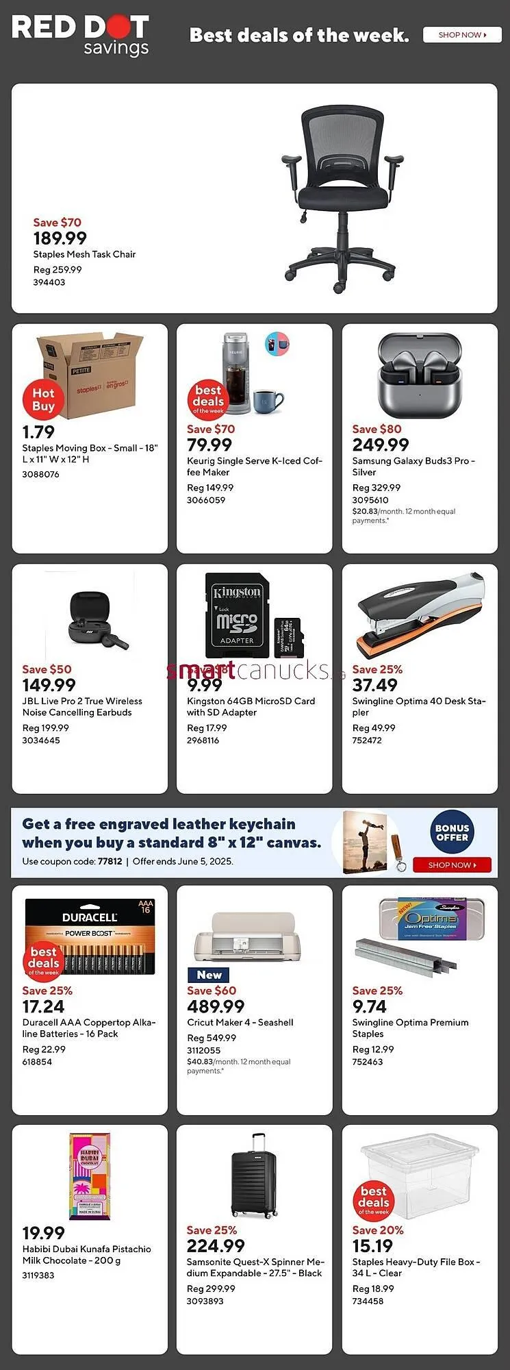 Staples flyer from May 30 to June 5 2025 - flyer page 2