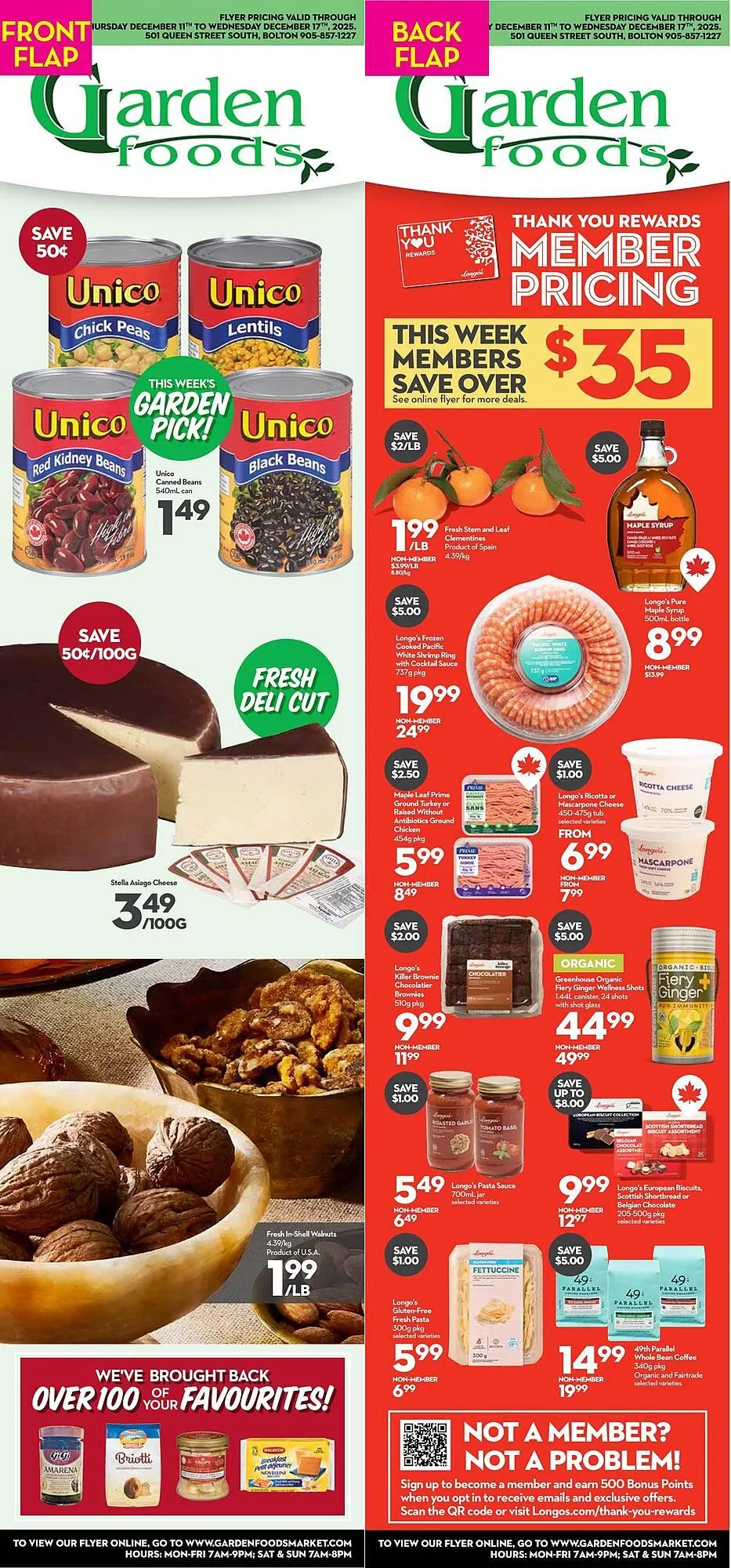 Garden Foods flyer from December 11 to December 17 2025 - flyer page 1