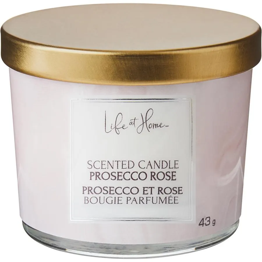 Scented Candle Prosecco Rose
