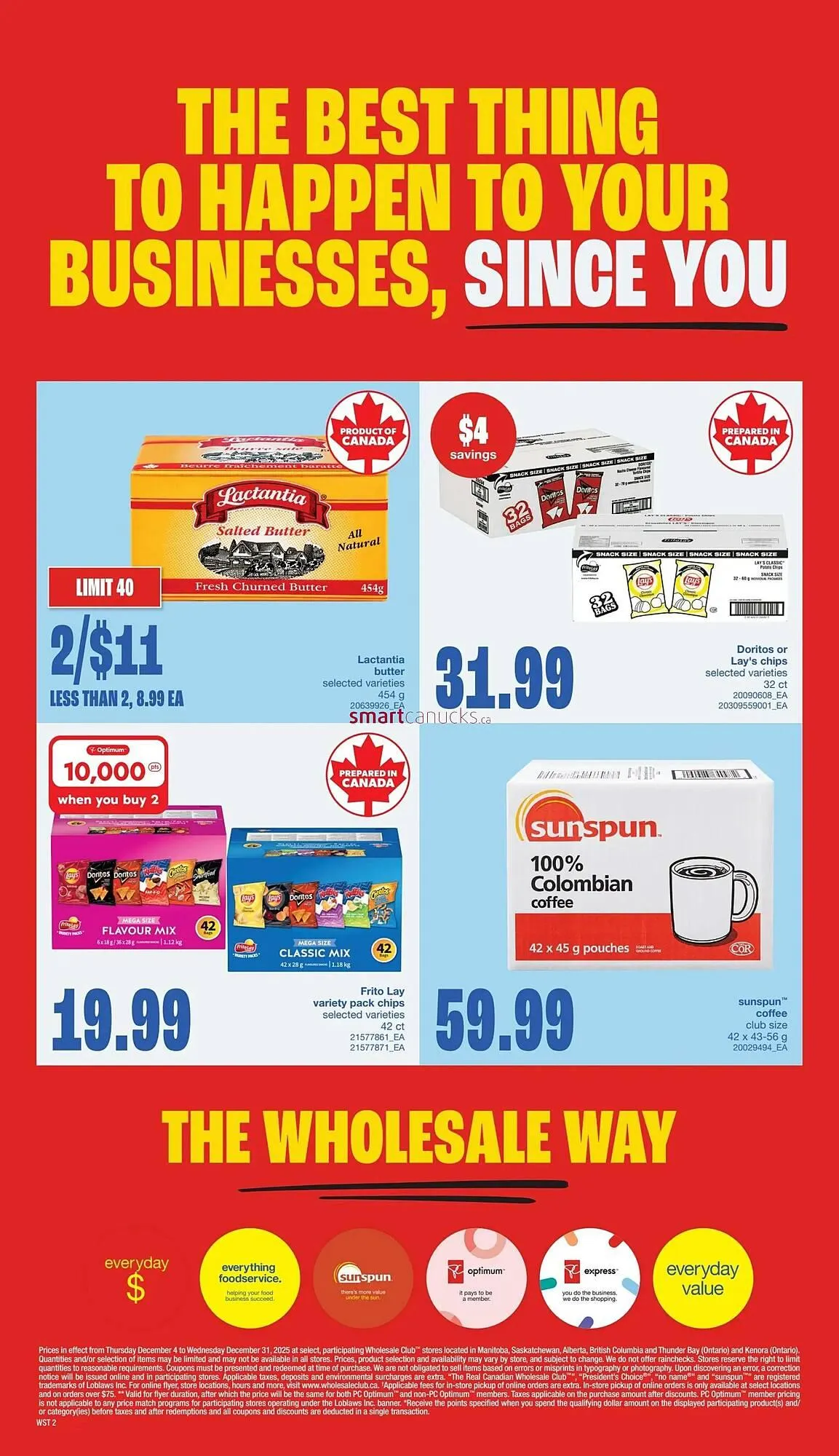 Wholesale Club flyer from December 4 to December 10 2025 - flyer page 2