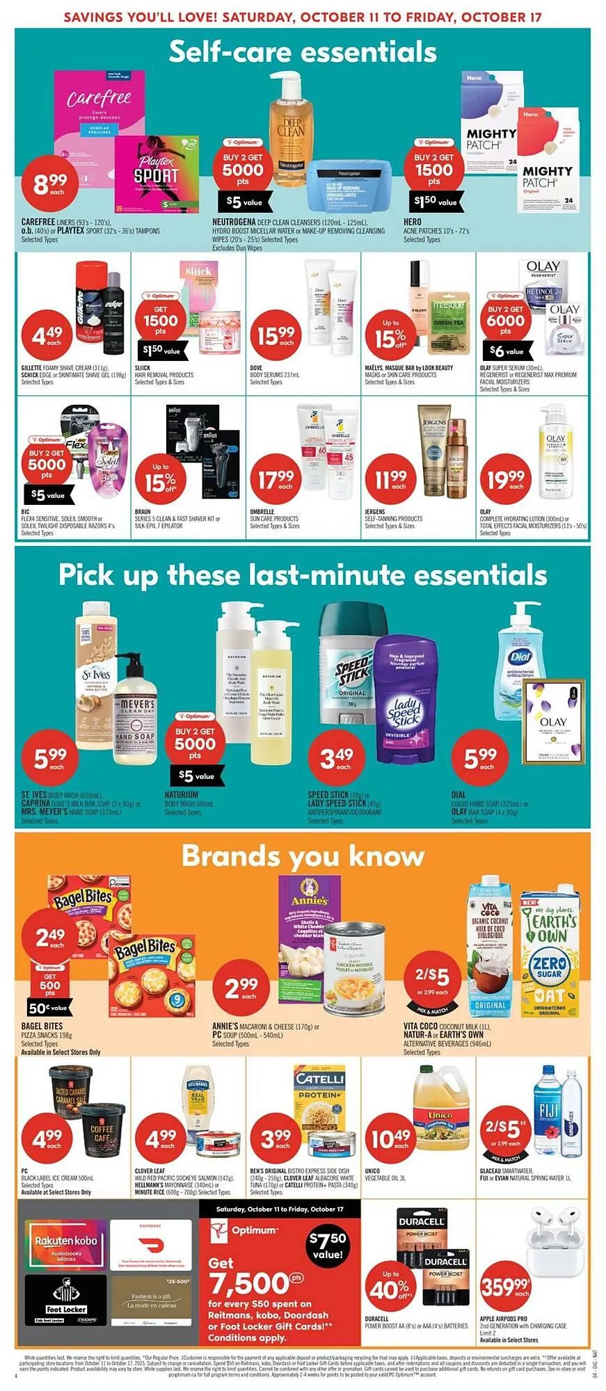 Shoppers Drug Mart flyer from October 11 to October 17 2025 - flyer page 20