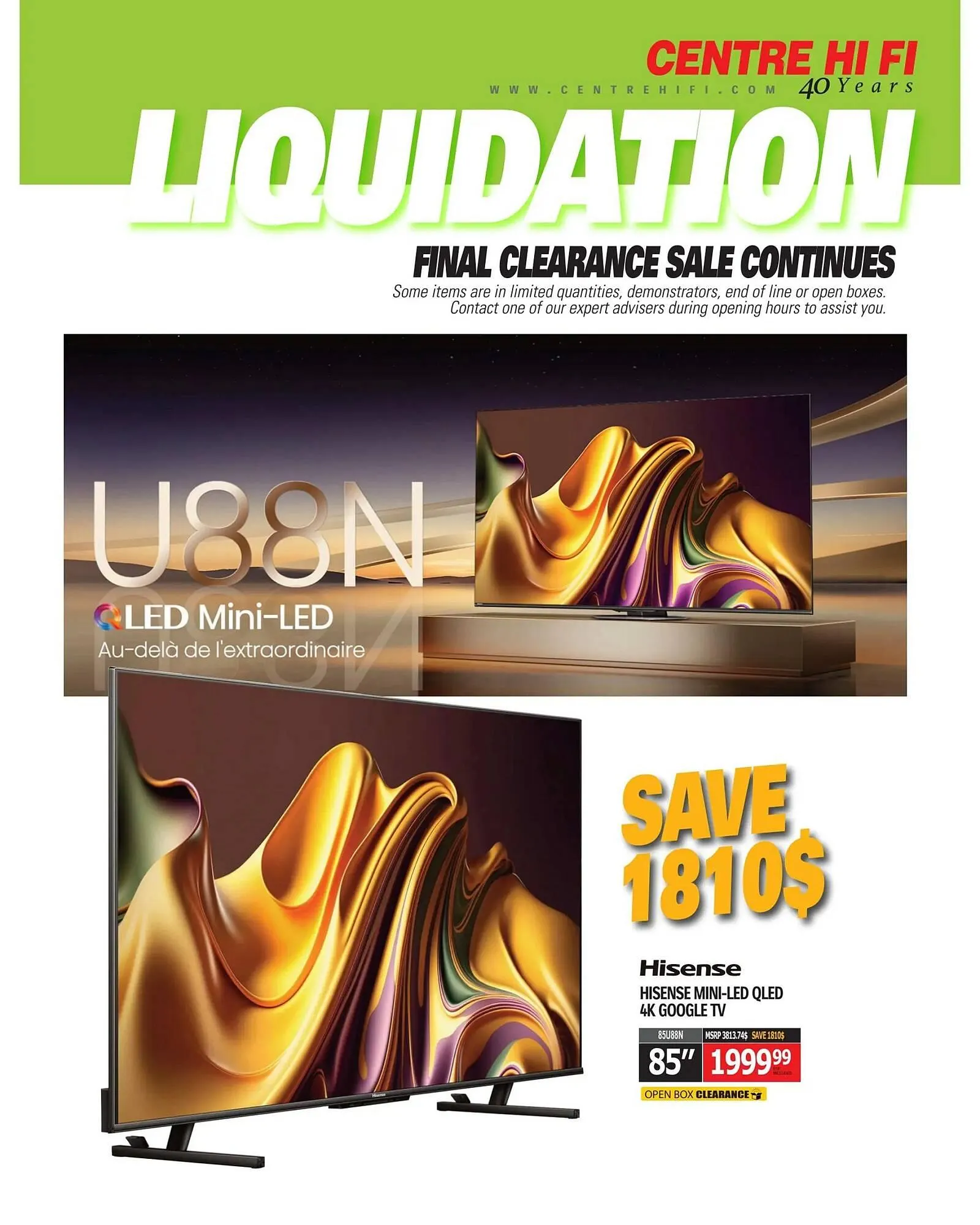 Centre Hi-Fi flyer from January 30 to February 5 2026 - flyer page 81