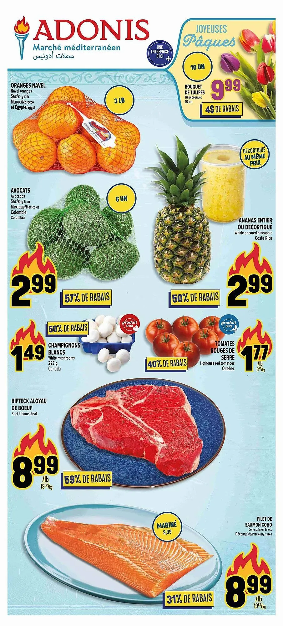 Marché Adonis flyer from April 16 to April 30 2025 - flyer page 1