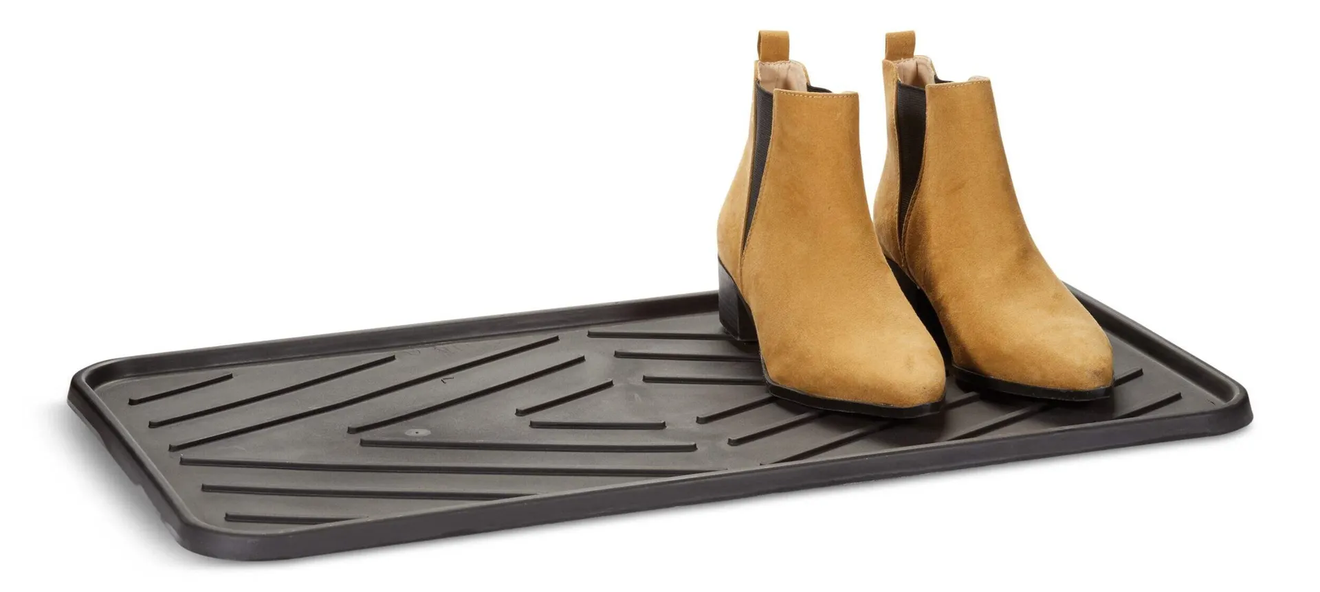 Multy Home Vinyl Boot Tray, Black, 14-in x 25-in