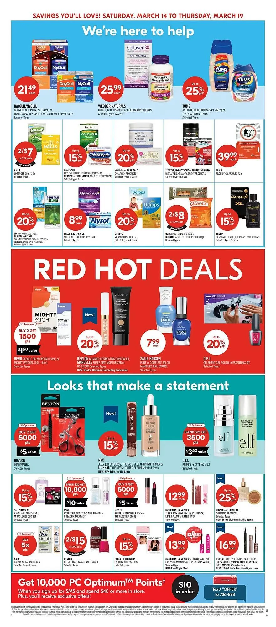 Shoppers Drug Mart flyer from March 14 to March 19 2026 - flyer page 10