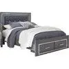 Lodanna Storage Panel Bed - Gray