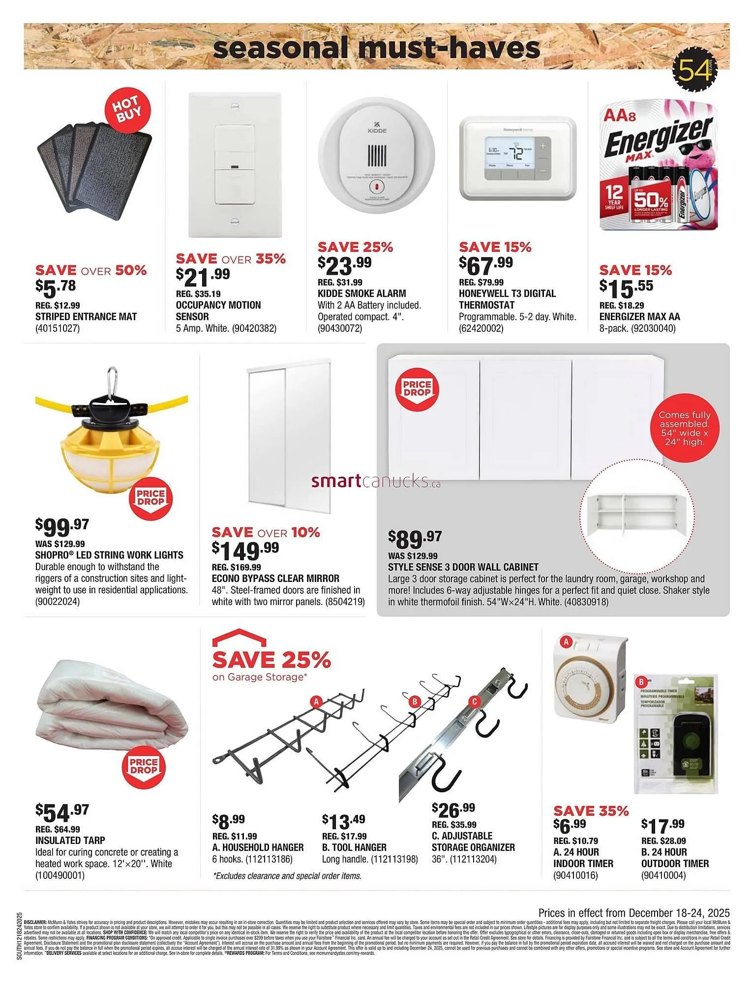 McMunn & Yates Building Supplies flyer from December 18 to December 24 2025 - flyer page 11