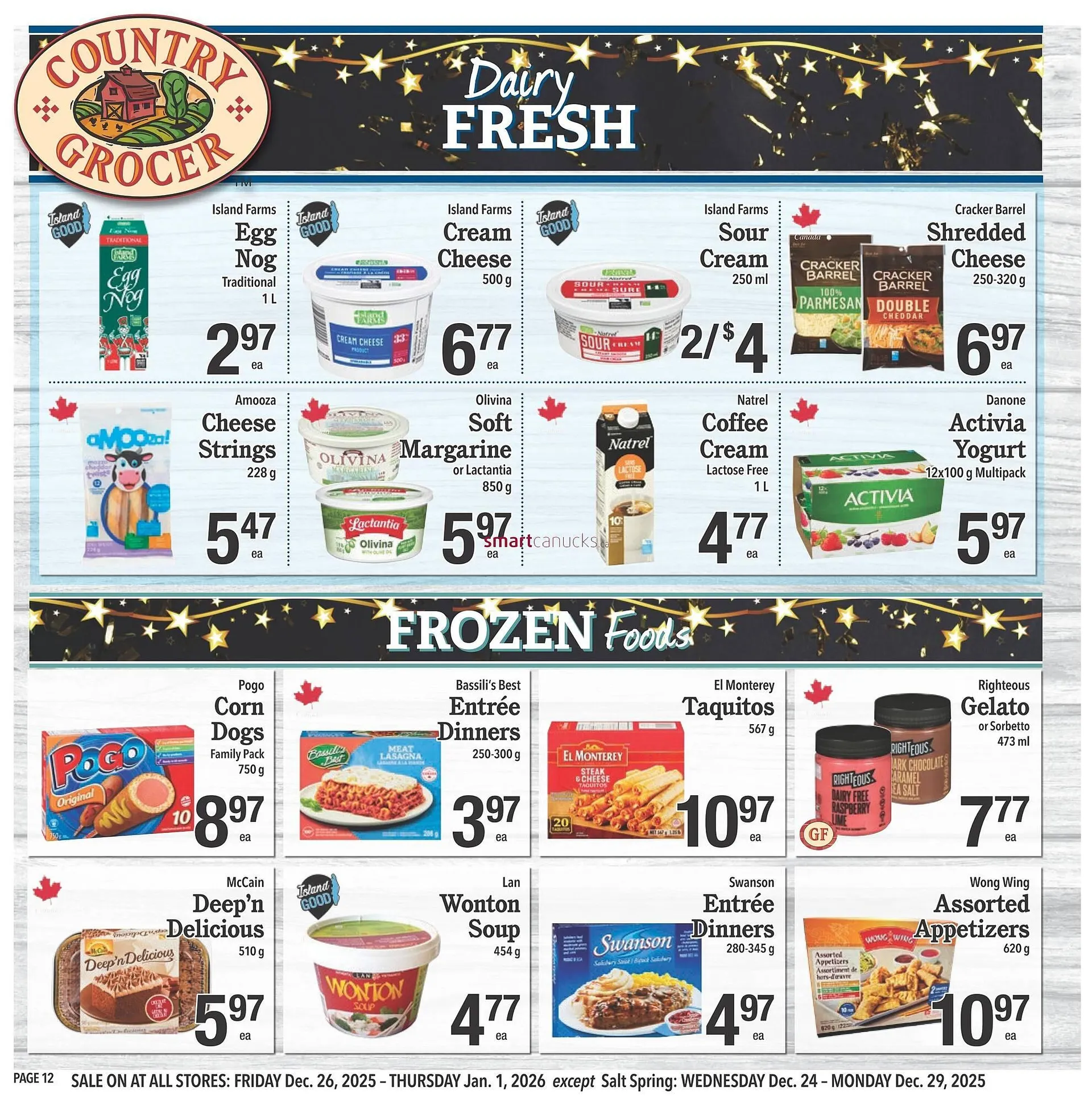 Country Grocer flyer from December 26 to January 1 2026 - flyer page 12