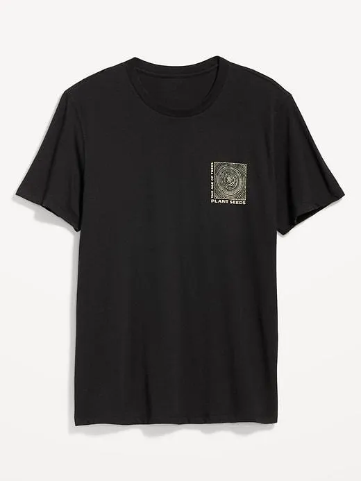 Soft-Washed Crew-Neck Graphic T-Shirt