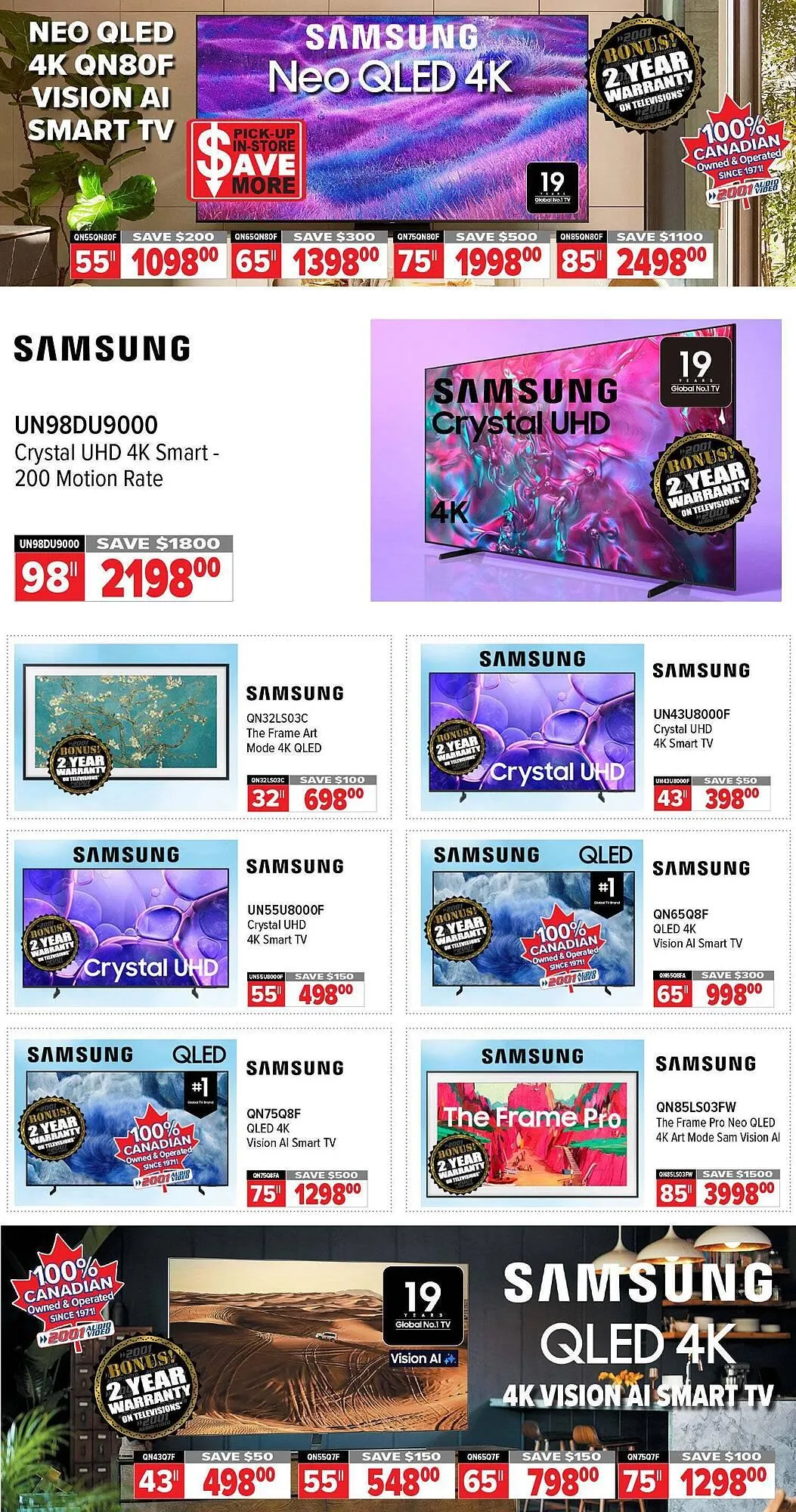 2001 Audio Video flyer from March 13 to March 19 2026 - flyer page 3