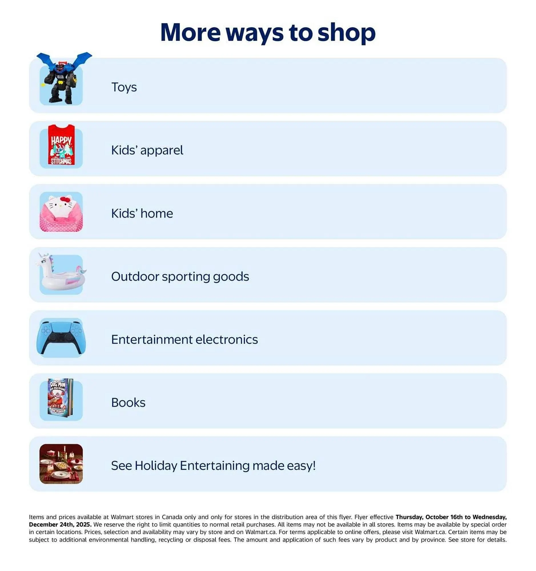 Walmart flyer from December 4 to December 25 2025 - flyer page 62