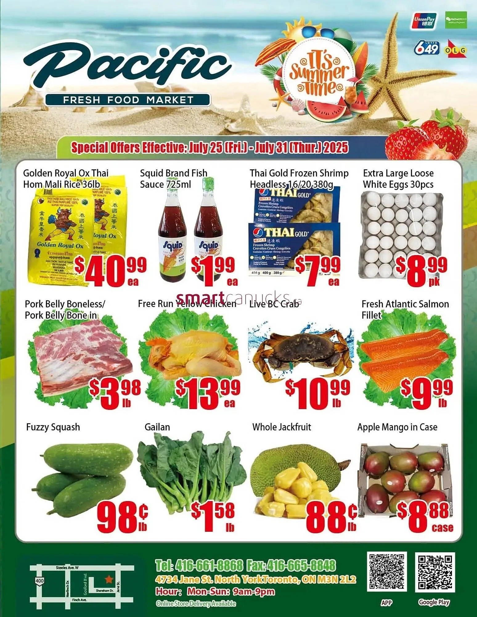 New Pacific Supermarket flyer - 1