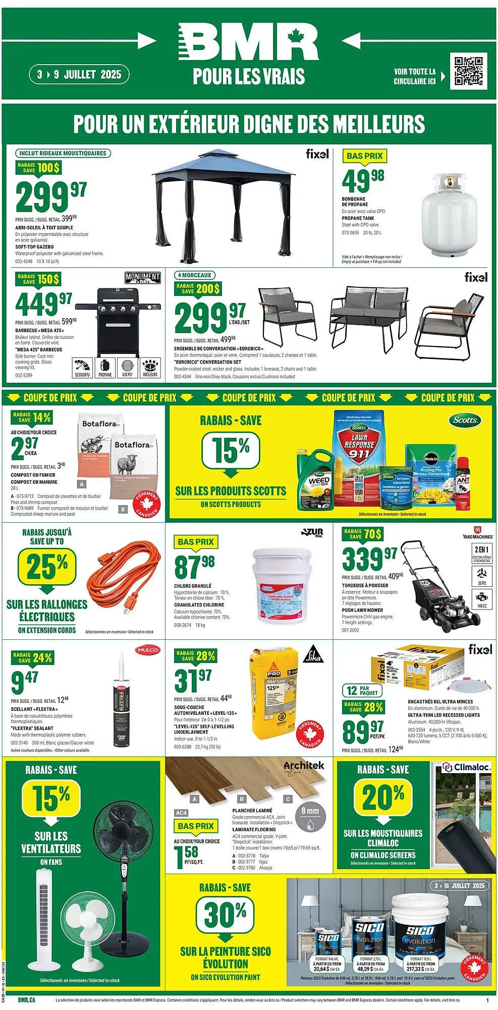 BMR flyer from July 3 to July 9 2025 - flyer page 1