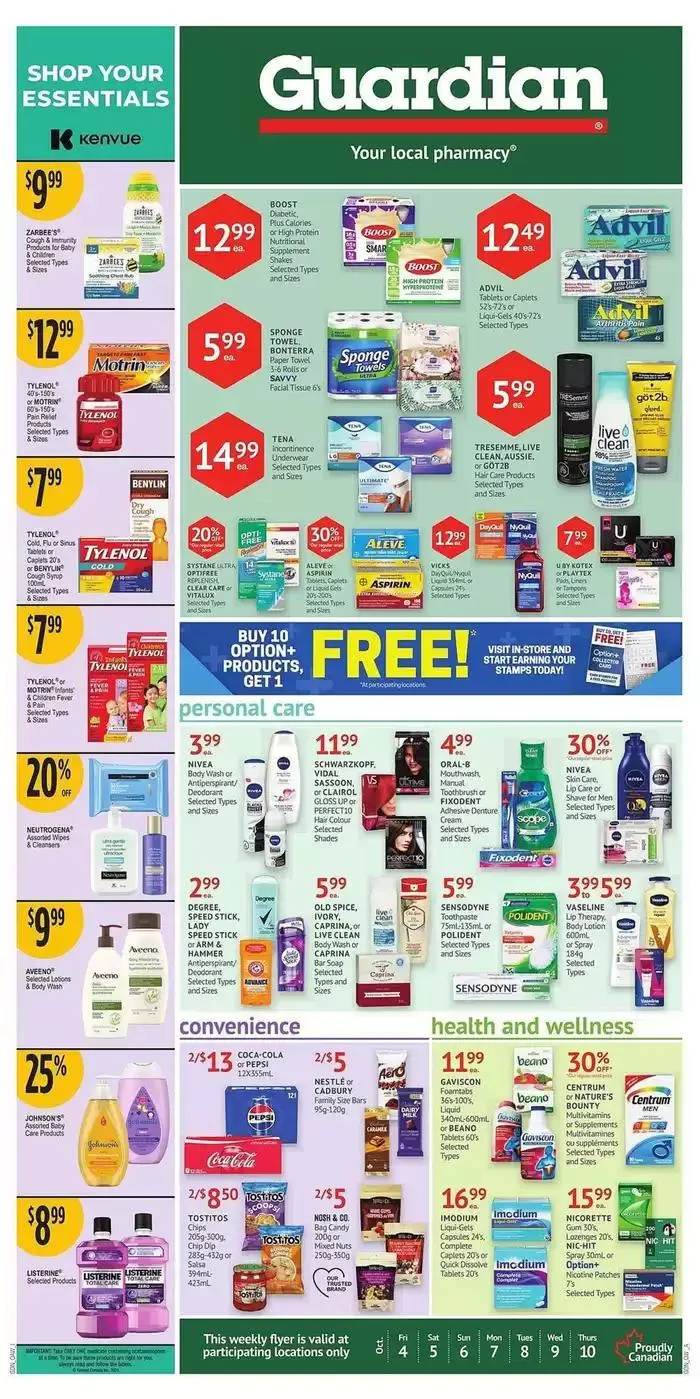 Guardian Pharmacy weekly flyer - 1