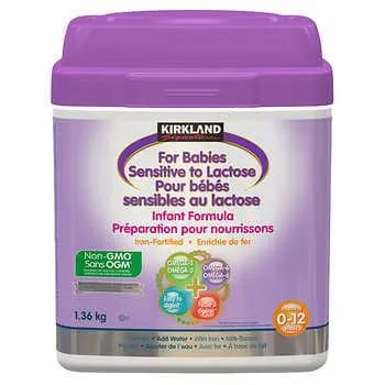 Kirkland Signature Infant Formula For Babies Sensitive to Lactose, 1.36 kg